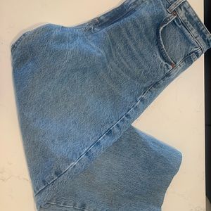 Zara Wide Leg Cropped Jeans